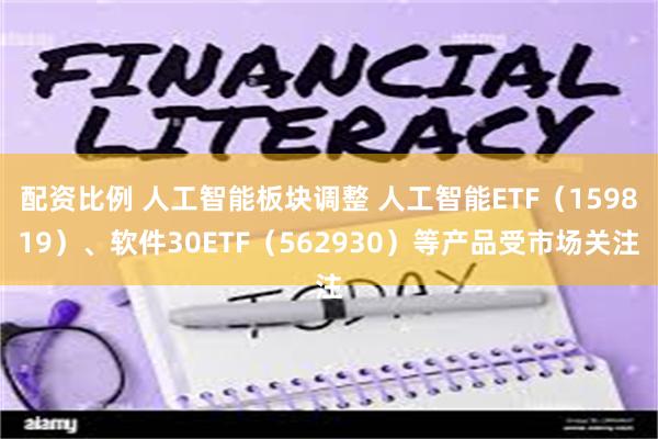 配资比例 人工智能板块调整 人工智能ETF（159819）、软件30ETF（562930）等产品受市场关注