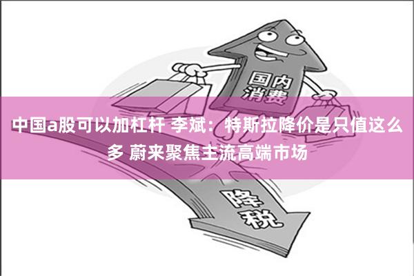 中国a股可以加杠杆 李斌：特斯拉降价是只值这么多 蔚来聚焦主流高端市场