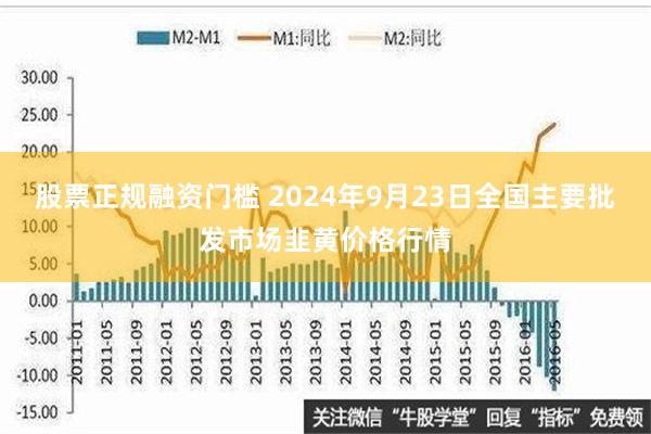 股票正规融资门槛 2024年9月23日全国主要批发市场韭黄价格行情