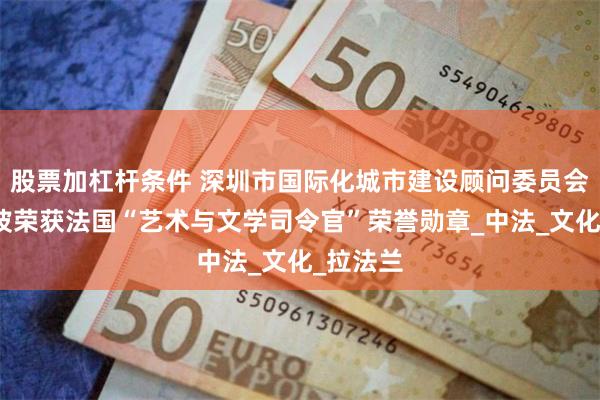 股票加杠杆条件 深圳市国际化城市建设顾问委员会委员徐波荣获法国“艺术与文学司令官”荣誉勋章_中法_文化_拉法兰