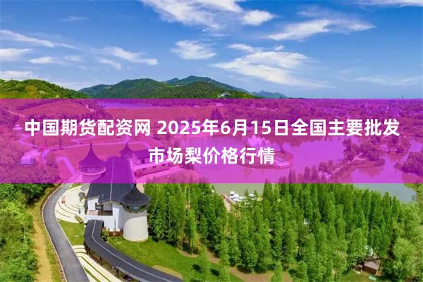 中国期货配资网 2025年6月15日全国主要批发市场梨价格行情